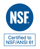 NSF Certified NSF/ANSI 61